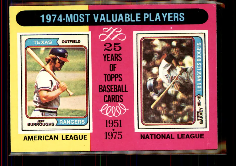 Jeff Burroughs/Steve Garvey 1975 Topps #212 - Texas Rangers/Los Angeles Dodgers - (pk4-144)