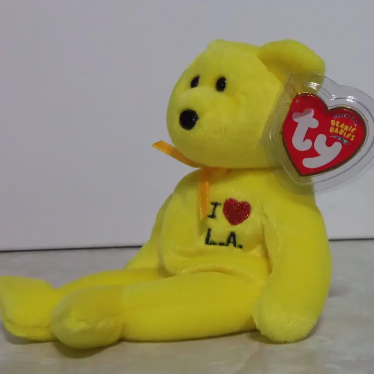 Ty Beanie Baby I love LA Bear