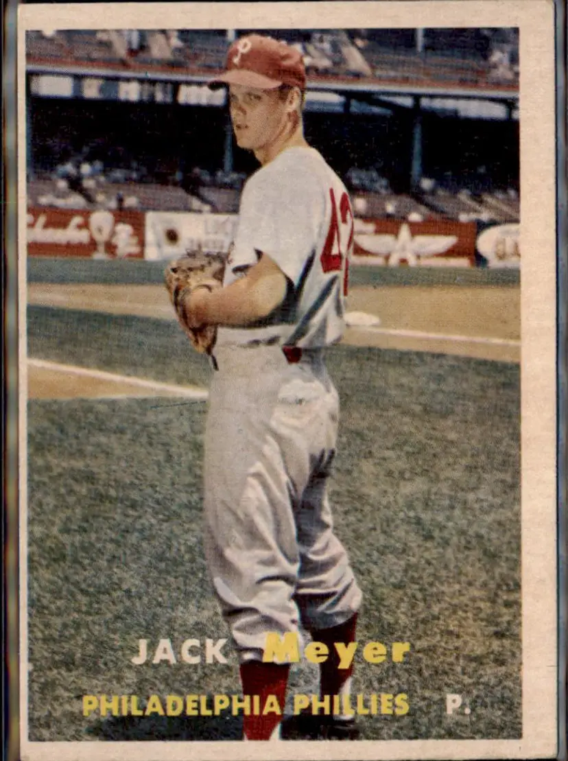 1957 Topps #162 Jack Meyer - ( pk1 ) - Philadelphia Phillies