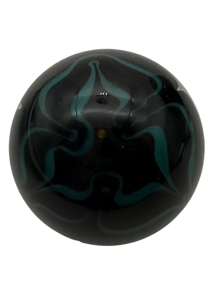 Milky Way/Pulled Feather Large Art Glass Marble Unsigned