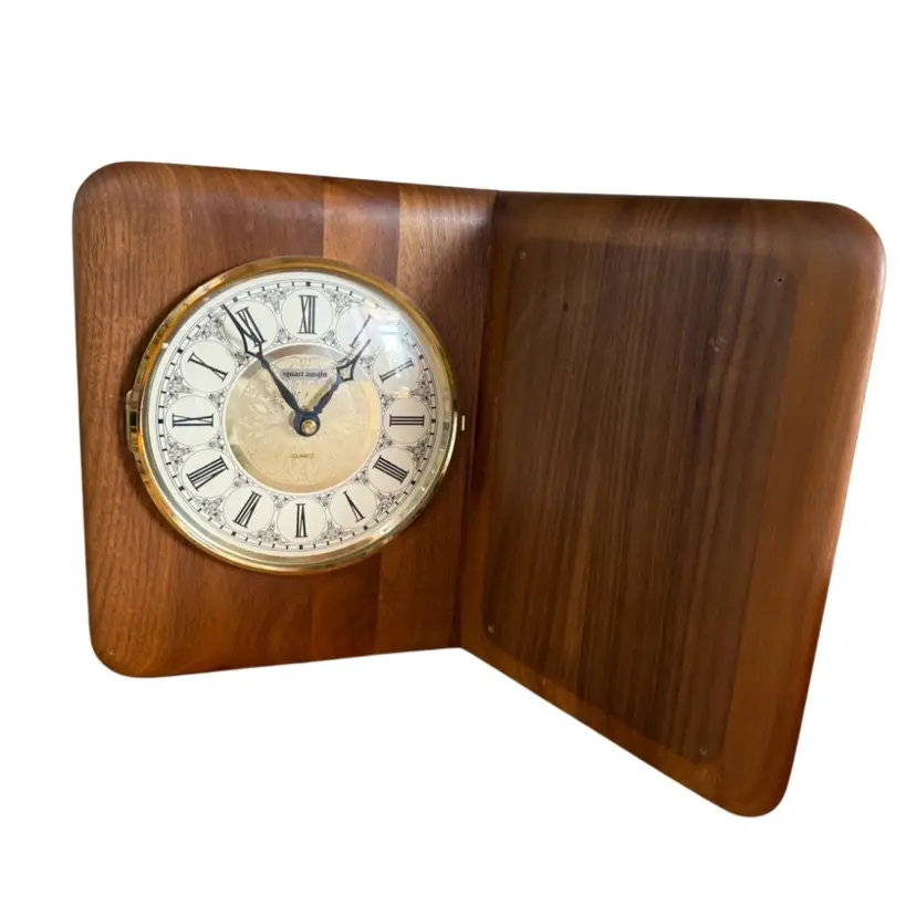 Mid Century Walnut Stewart Austin Clock