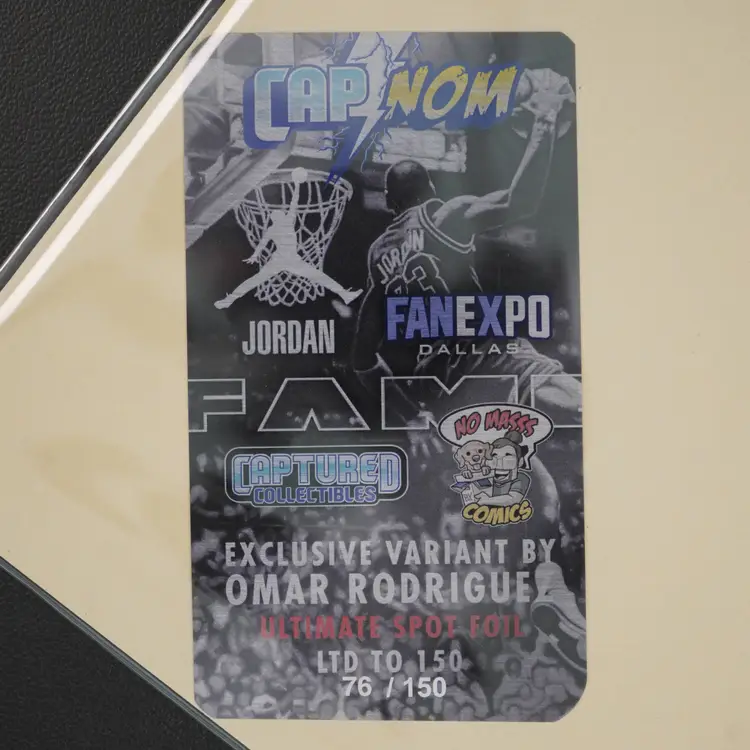 Michael Jordan Fame Dallas Fan Expo Ultimate Spot Foil Edition Limited To 150