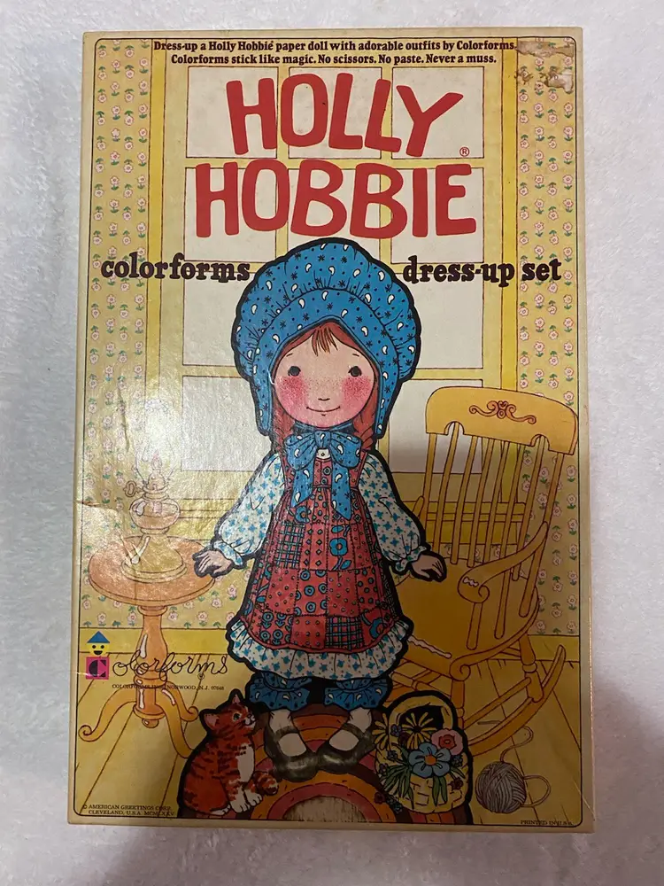 Vintage Holly Hobbie ColorForms 1975