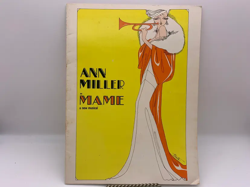 Mame Broadway Show Program Hand Signed by Ann Miller