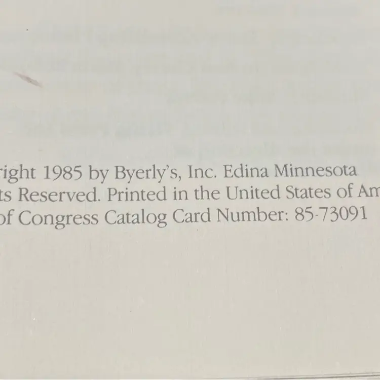 The Best Of Byerly’s Cook Book