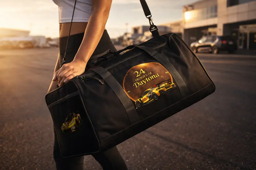 Corvette Racing Rolex 24 Duffle Bag – Premium Travel Bag for Corvette Fans