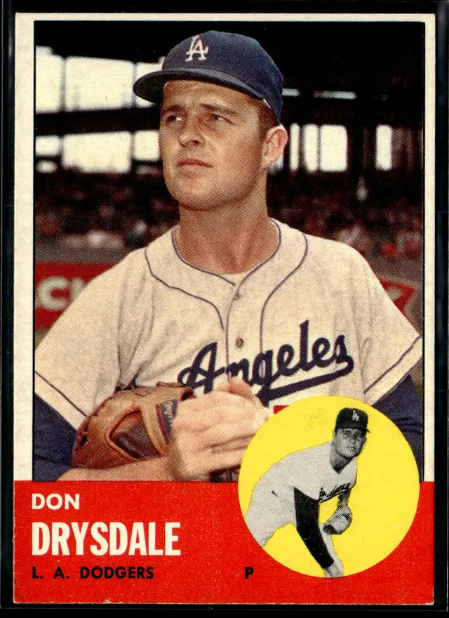 #117 Don Drysdale 1963 Topps #360 *LIVE AUCTION*