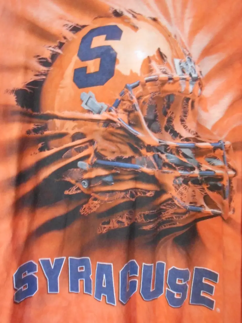Orange Syracuse Football Graphic Tee Tshirt by The Mountain cotton