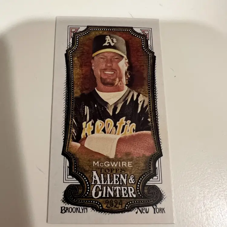 Mark McGwire A&G Mini Oakland Athletics