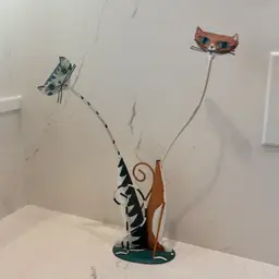 100TH LIVE THANK YOU:  Metal Cat Decoration