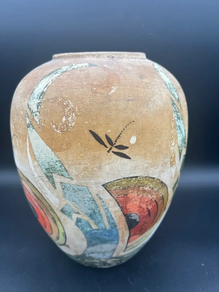 Stunning Native American Inspired Vase Signed