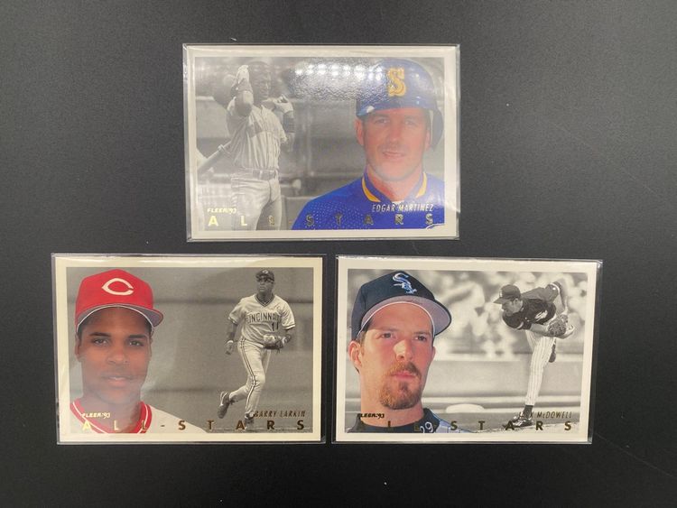 Fleer 1993 MLB All-Stars Lot of 3 Different Trading Cards