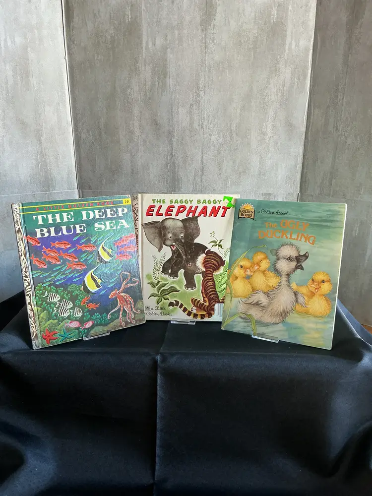 #16 lot of 3 a little Golden Books