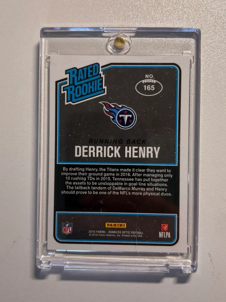 2016 Panini Donruss Optic Derrick Henry Rated Rookie Bronze RC