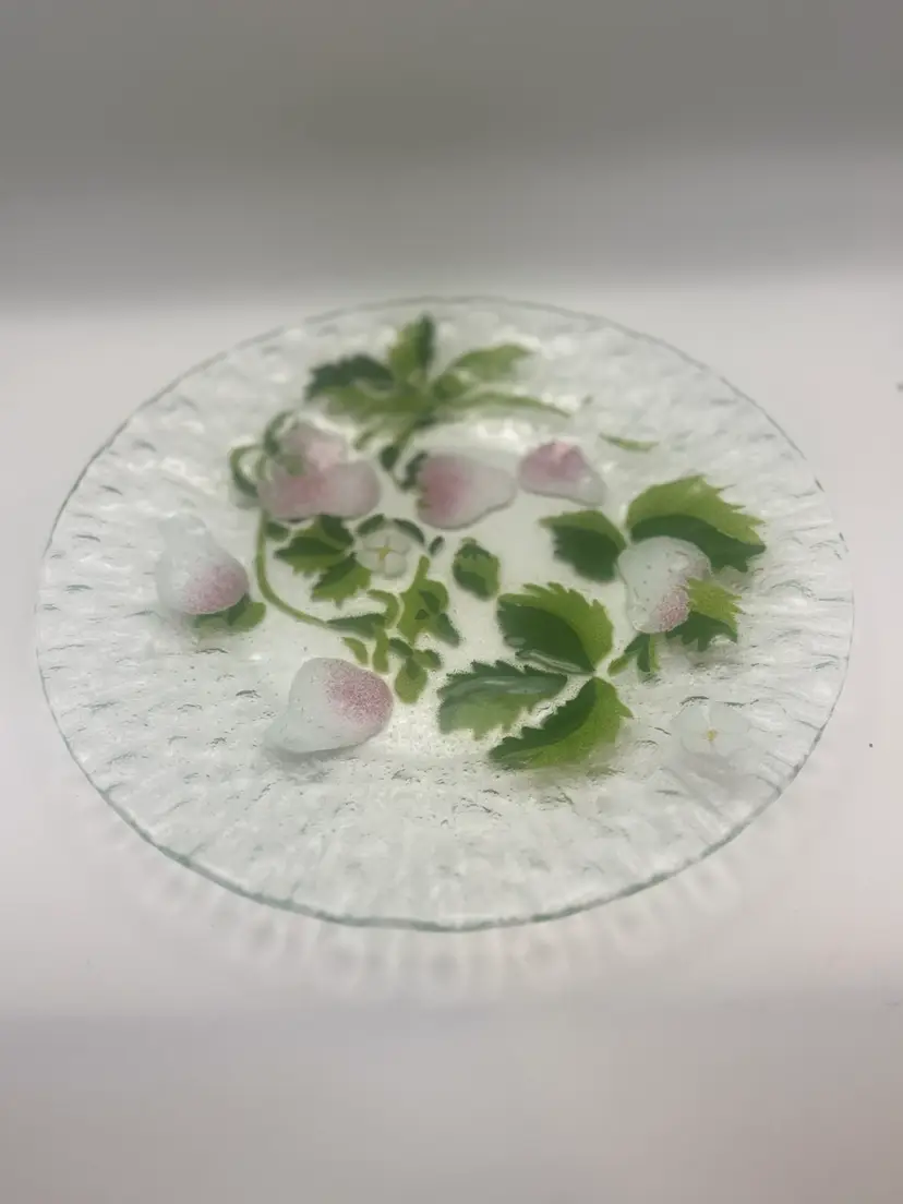 Sydenstricker Fused Glass Plate 9.5” Diameter