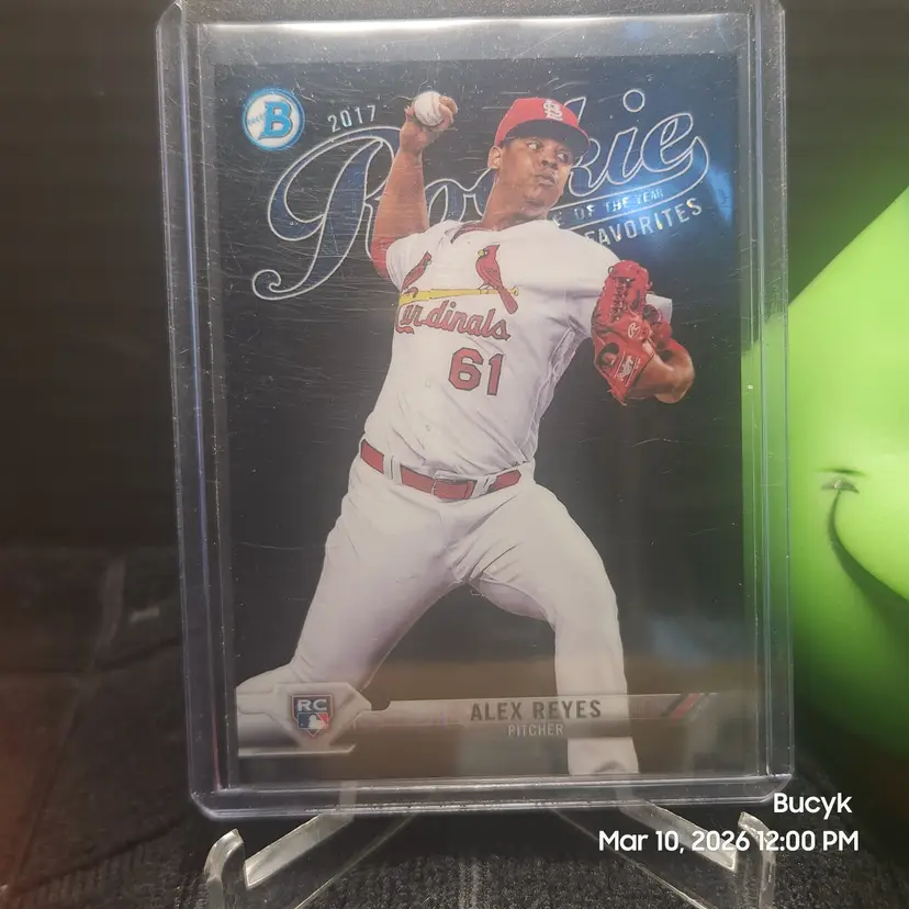 2017 Bowman Chrome Black ROY Mojo - Alex Reyes St. Louis Cardinals