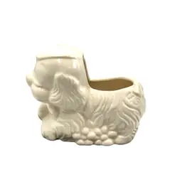 Vintage Dog Planter Cocker Spaniel Puppy Dog USA Pottery