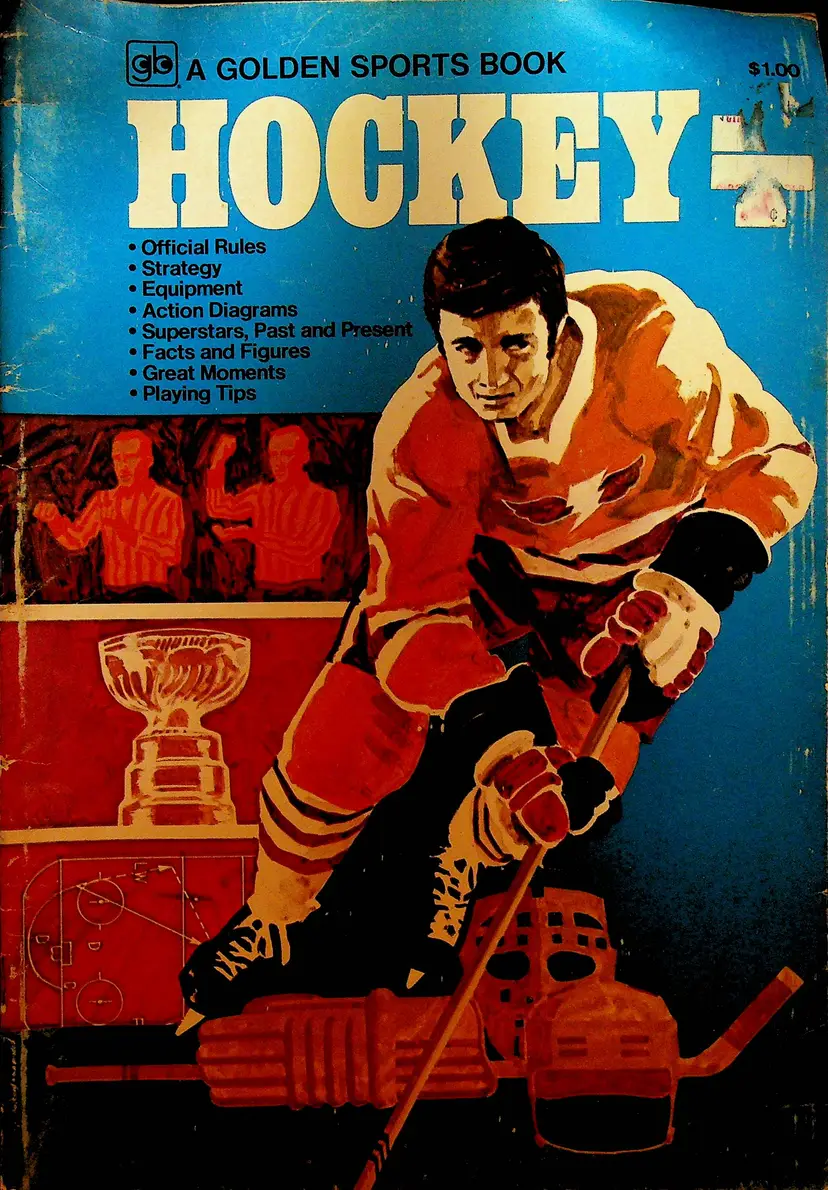 Golden Sports Book Hockey 1975