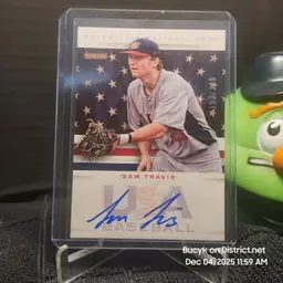 2013 Team USA Auto - Sam Travis Boston Red Sox 153/399