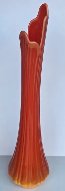 Vintage Viking Swung Glass Vase