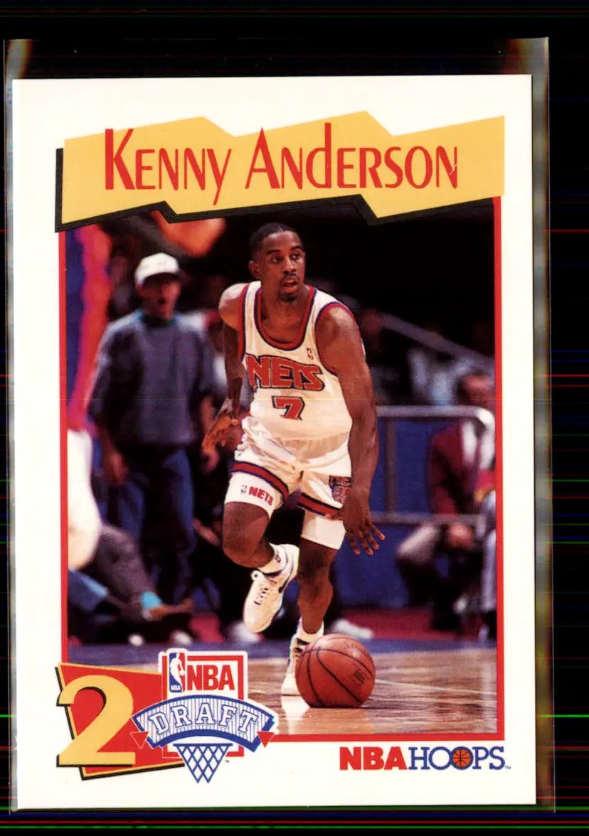 Kenny Anderson 1991-92 NBA Hoops #50 - New Jersey Nets - (pk2-70)