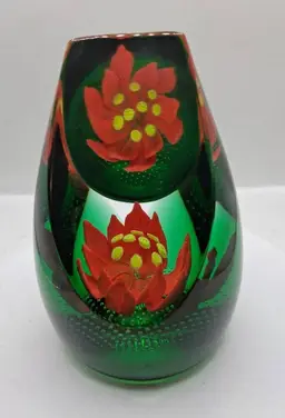 Caithness Paperweight – Helen MacDonald 'Festive Reflections' Scarce! 192/350