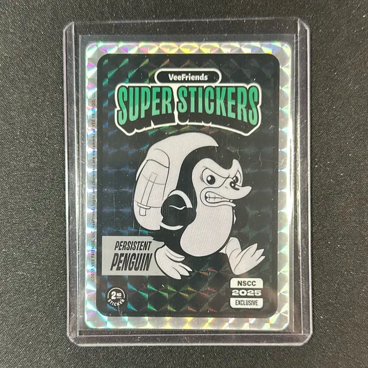 2025 NSCC Exclusive Persistent Penguin VeeFriends Black And White SP