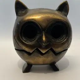 #01 - Brass Owl Incense Burner