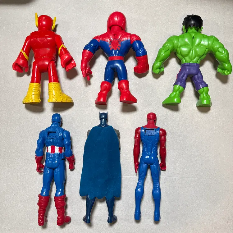 DC / Marvel Action Figures Lot of 6