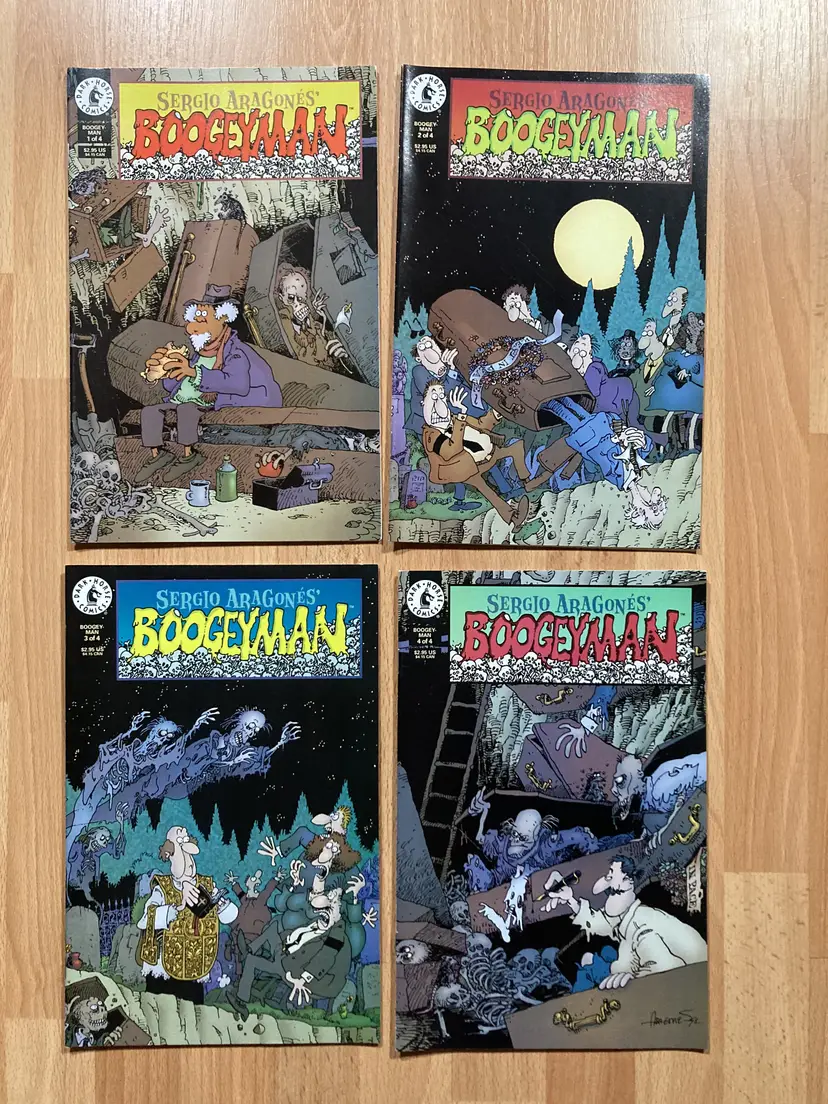Sergio Aragones Boogeyman #1 2 3 4 (Lot) Dark Horse Comics • NM •