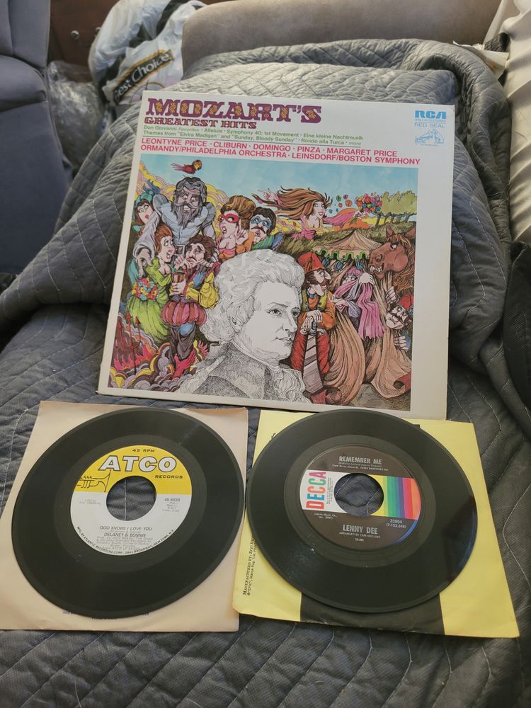 Mozarts, delaney & bonnie and lenny dee records