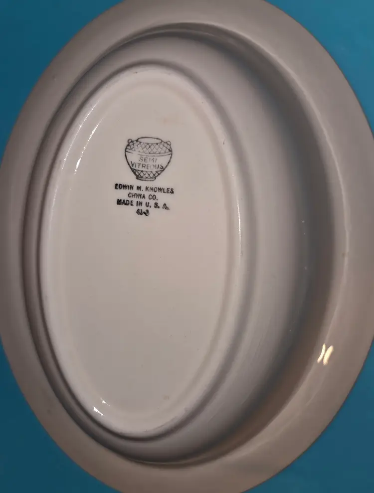 Vintage Edwin Knowles "Yorktown" Vegetable Bowl