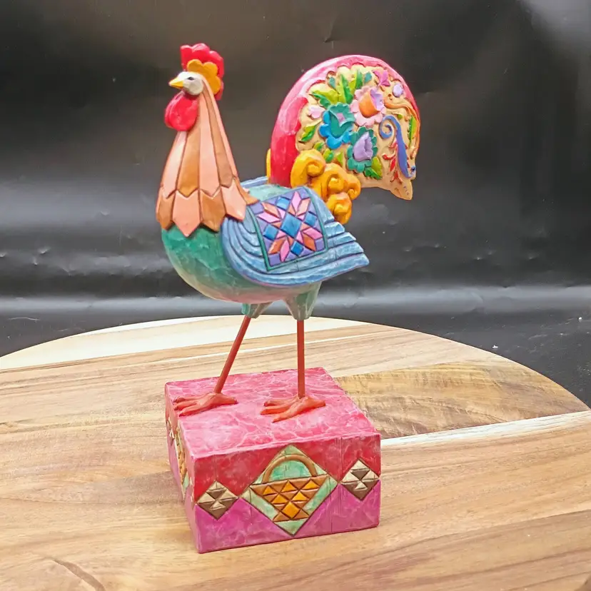Jim Shore The Spirit Of Country Rooster Figure 117144 Heartwood Creek 2003