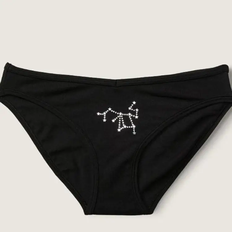 L-Victoria's Secret PINKCOTTON BIKINI UNDERWEAR Constellation✨️ Sagittarius NWT