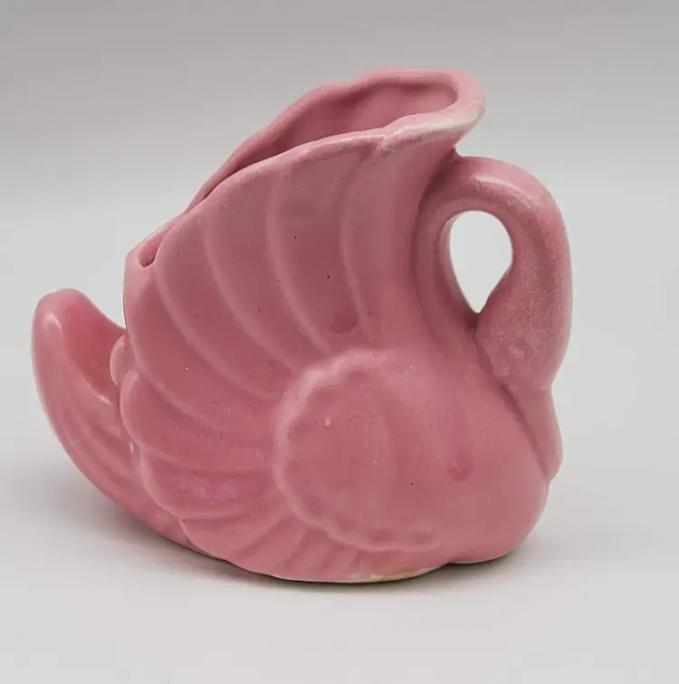 Fredericksburg Small Ceramic Planter Vase Pink 1950's