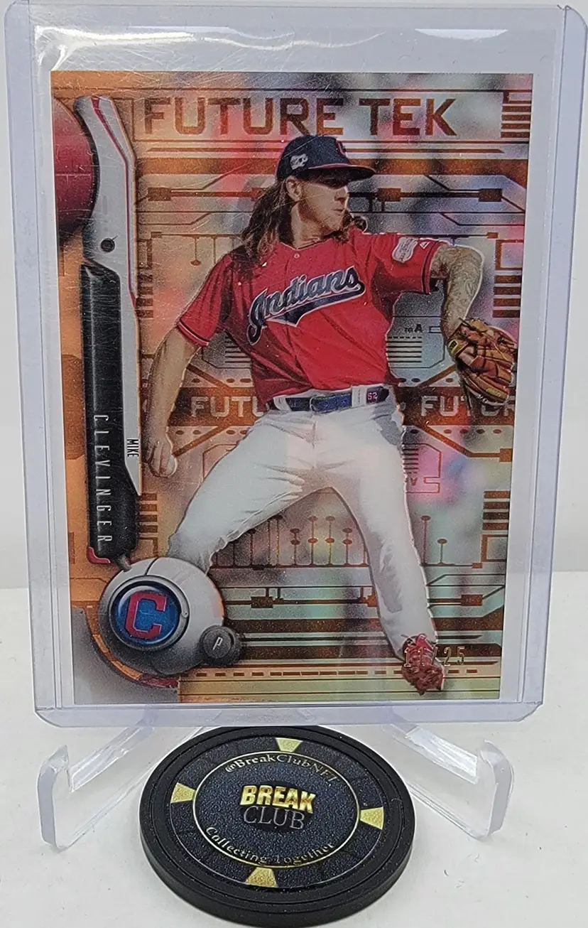 2019 Topps High Tek Future Tek Mike Clevinger /25 -Cleveland Guardians (Indians)