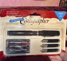 #04 ~ Sheaffer Calligrapher Pen Kit Vintage Still In Package!