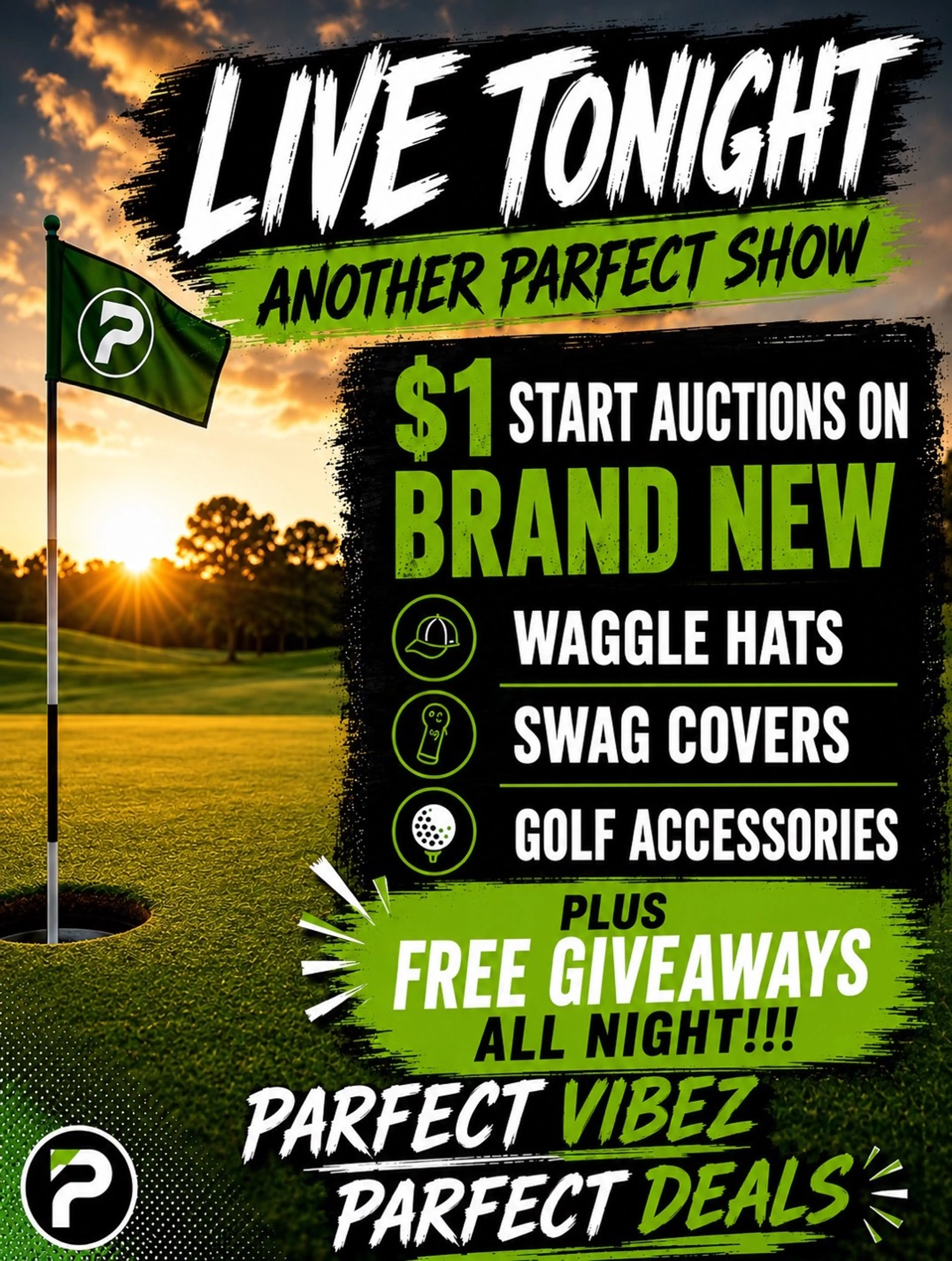 NEW WAGGLE DROP • $1 START AUCTIONS