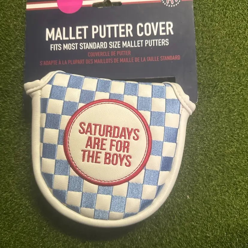 New with tags Saturdays Are for the Boys Mallet Cover