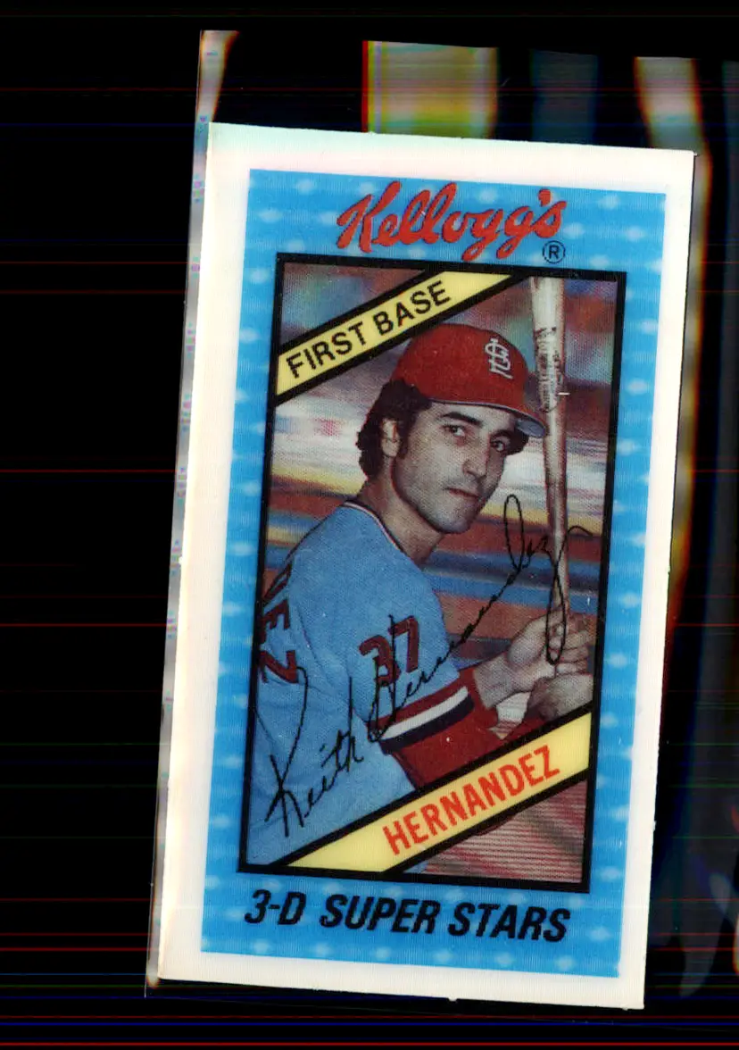Keith Hernandez 1980 Kellogg's 3-D Super Stars #43 - (pk2) - St. Louis Cardinals