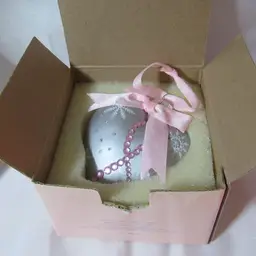 Vintage 2004 Avon Breast Cancer Crusade Glass Ornament