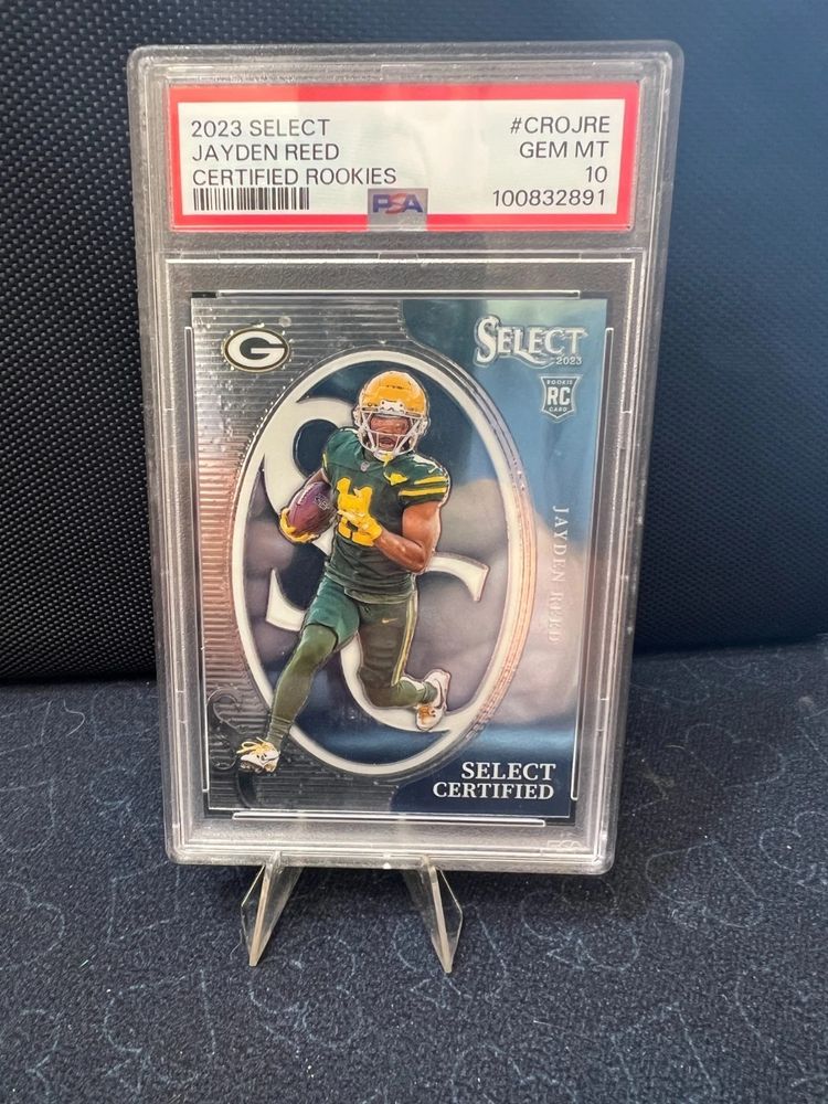 2023 Select Certified Rookies Jayden Reed, No.CRO-JRE PSA 10 GEM MT POP 10