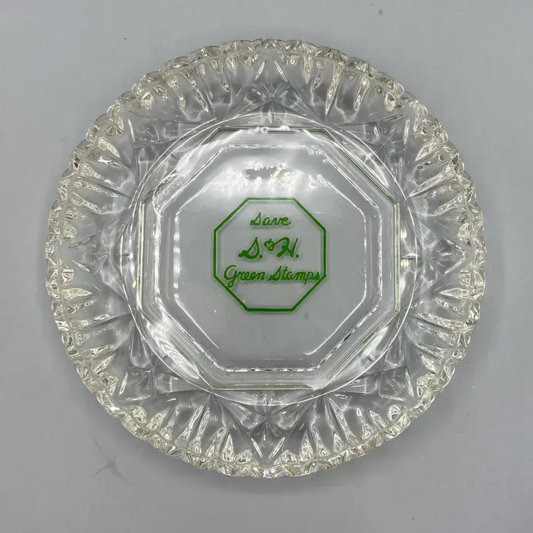 Vintage S&H Green Stamps Collectors Candy Trinket Dish / Bowl