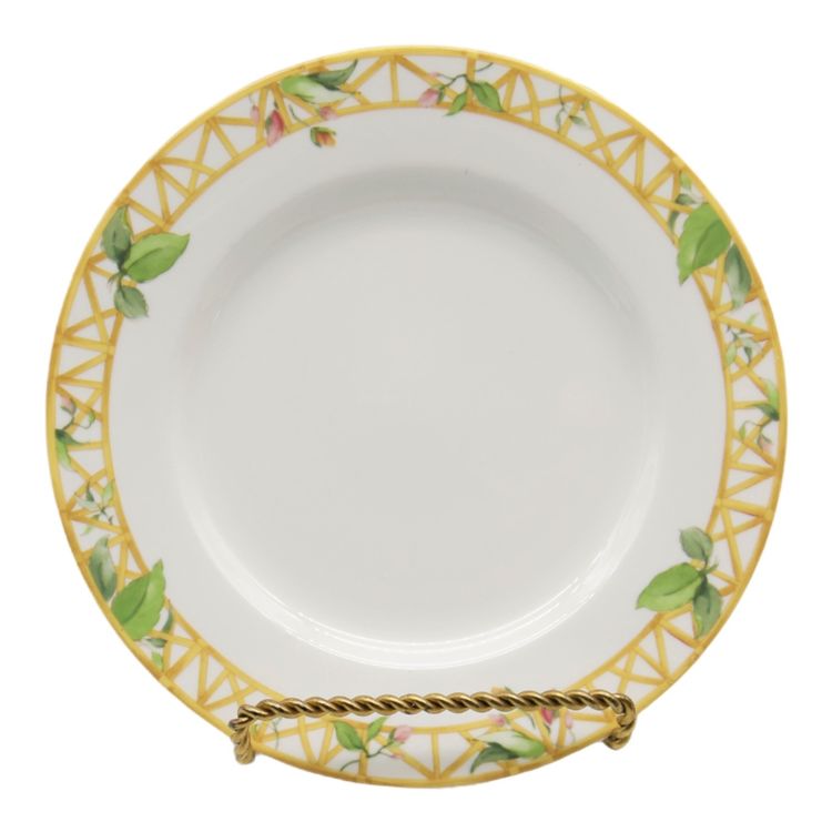 Lot of 6 Mikasa Maxima CAM04 Parisian Trellis Bread & Butter Plate 6.5" Japan