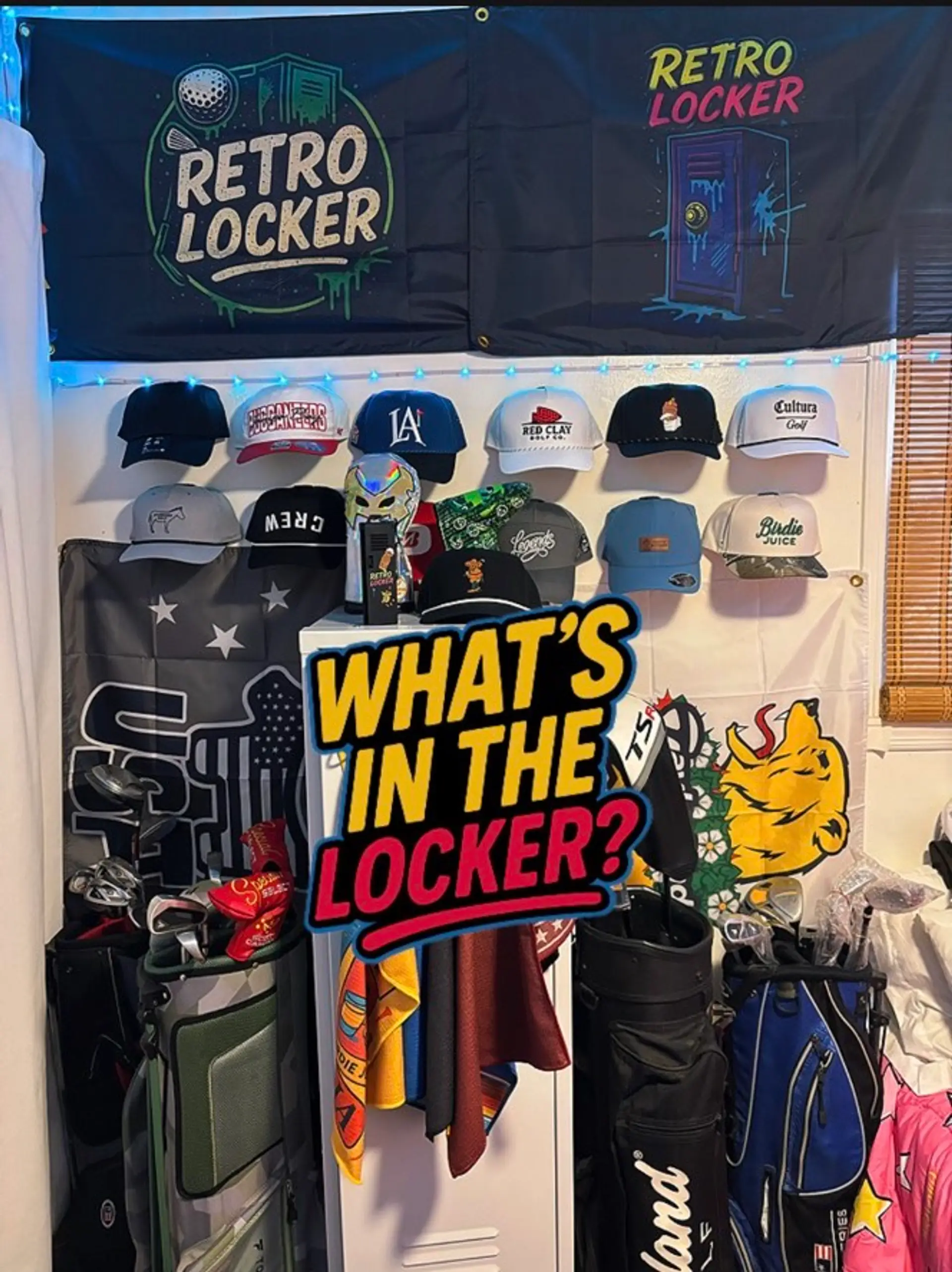 9 LOCKERS TO OPEN 👀⛳️