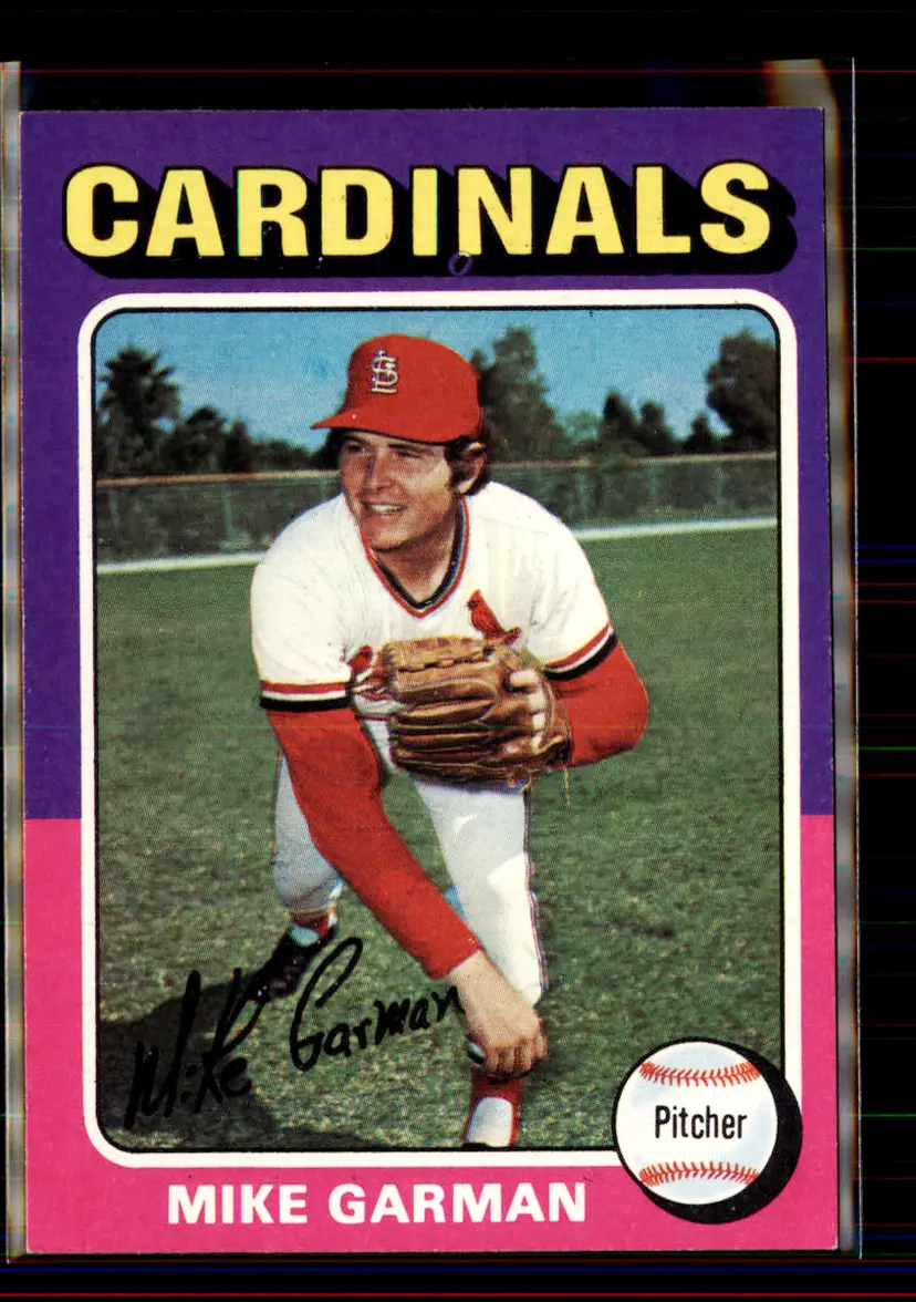 Mike Garman 1975 Topps #584 - St. Louis Cardinals - (pk1-101)
