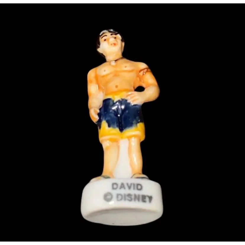 #12 - In From France Feves Porcelain Miniature Figurine As Pictured