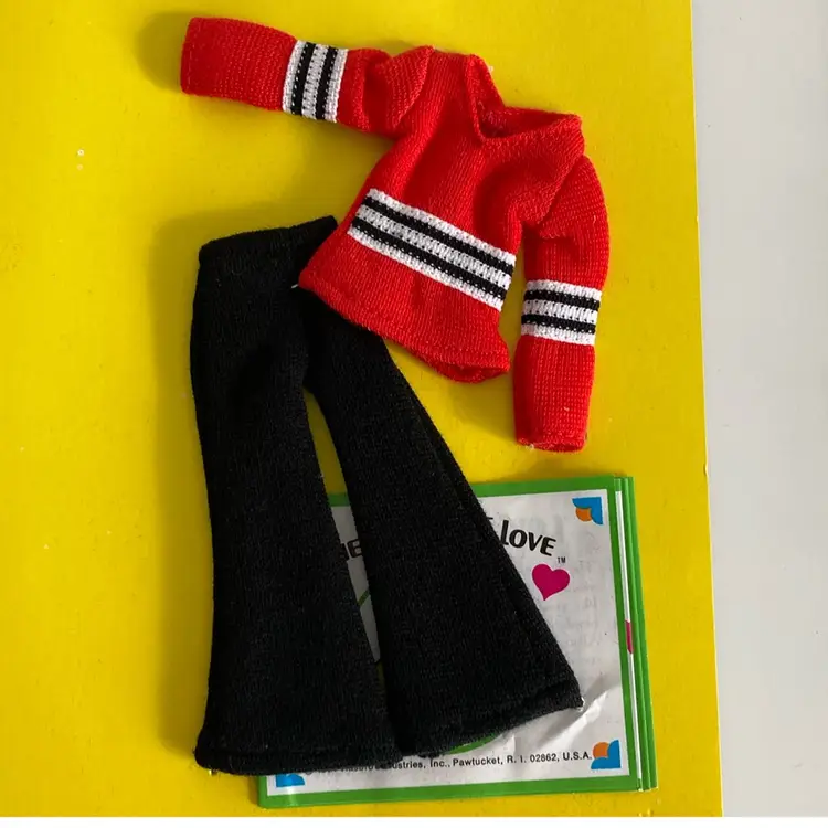 1971 Hasbro World Of Love Doll Outfit Still Attached To Cardboard NOS