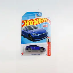 Hot Wheels Tesla Model S Plaid Blue - Hot Wheels Tesla Model S Plaid