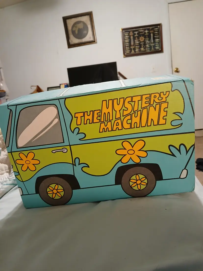 The Mystery Machine Cardboard Storage Box.